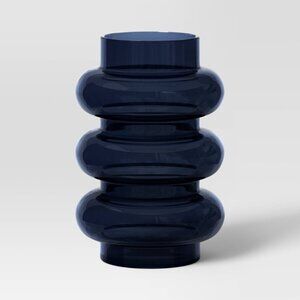 Tall‎ Modern Glass Vase Blue - Threshold Sculptural Decor, Target 2024